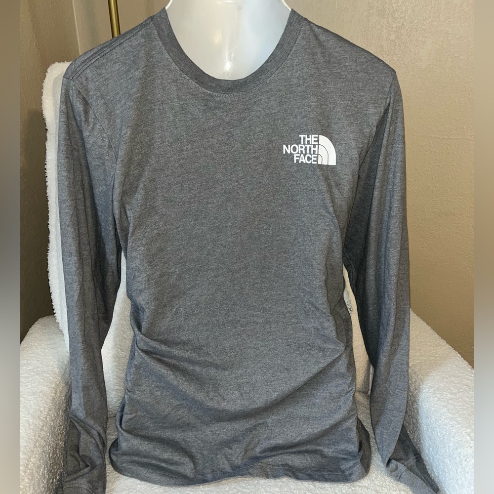 The North Face Men's Charcoal Long Sleeve Tee size small new